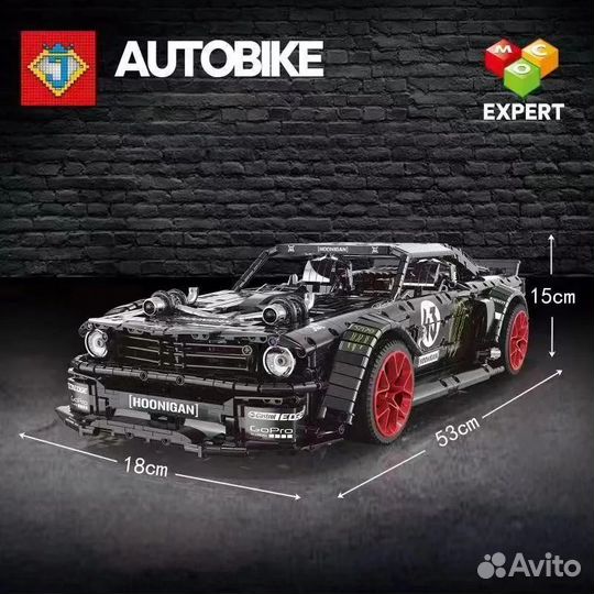 Конструктор technic. J Ford Mustang Hoonicorn V2