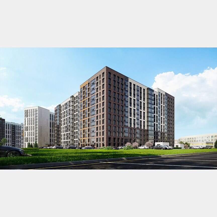 1-к. квартира, 57,9 м², 1/16 эт.