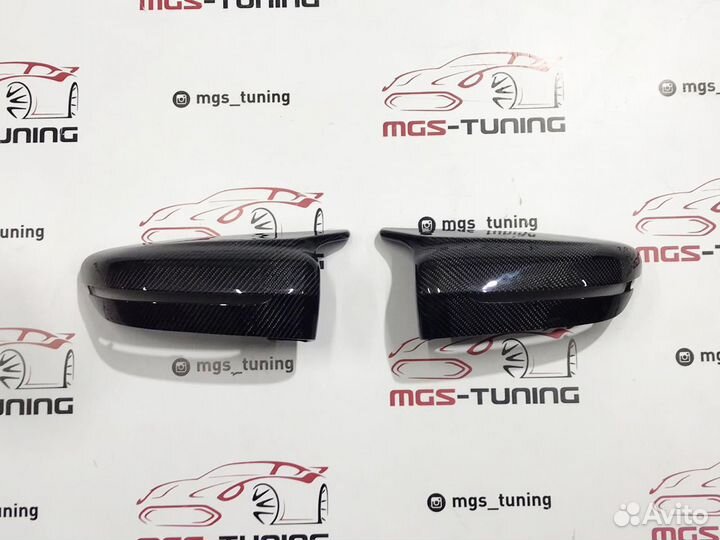 Крышки зеркал стиль BMW M3 G20 карбон