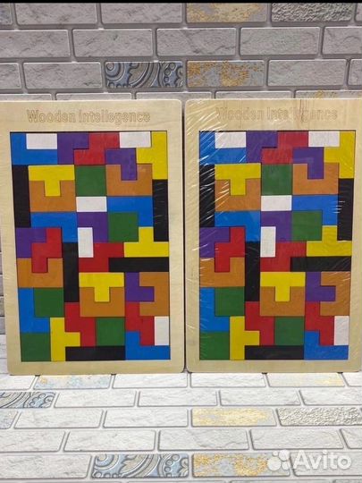 Деревянная головоломка тетрис