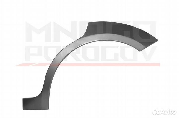 Арки кузовные (цинк, комплект) VW Passat 3 B3