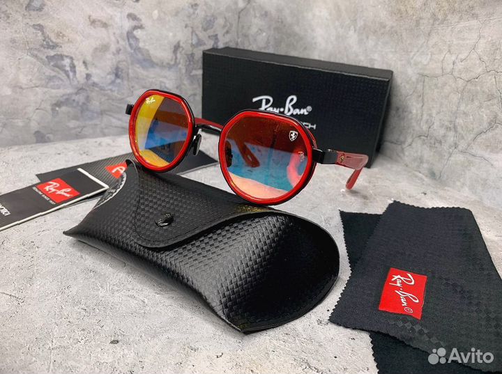 Солнцезащитные очки Ray Ban ferrari red