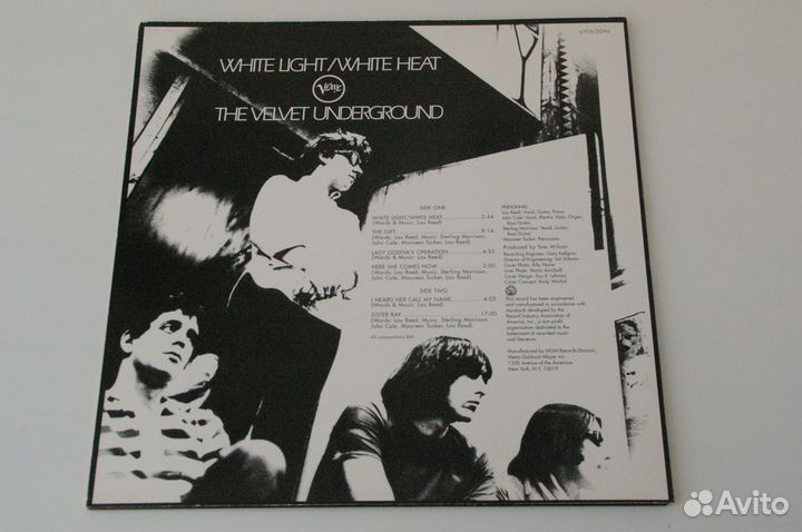 The Velvet Underground White Light/White Heat USA