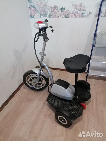 Эл. самокат 3х колесный Zappy