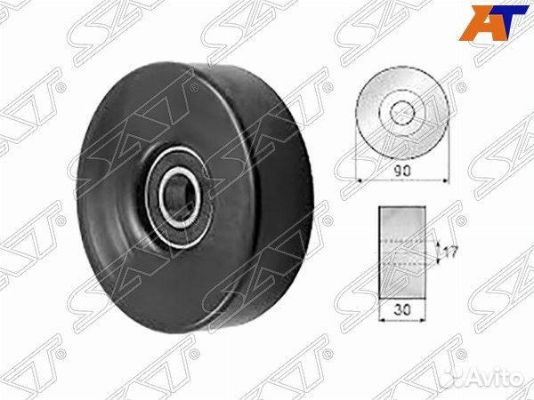 Ролик приводного ремня toyota sequoia