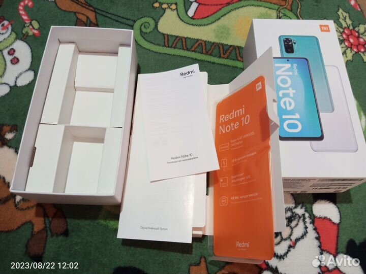 Коробка от Xiaomi Redmi Note 10 4/64gb