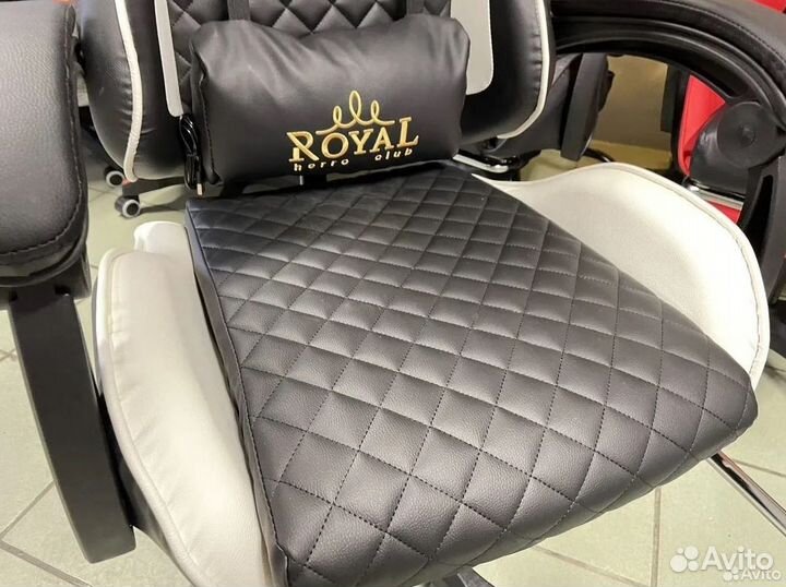 Компьютерное игровое кресло геймерское с массажем