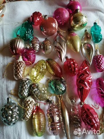 Новогодние елочные игрушки СССР