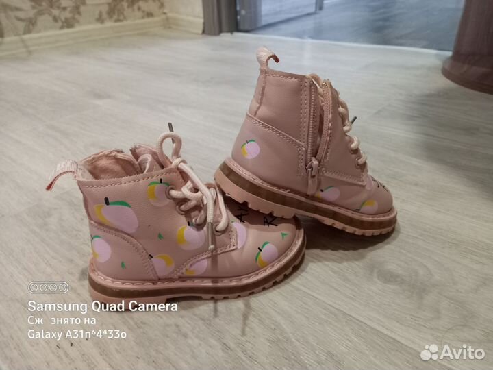 Ботинки осенние для девочки