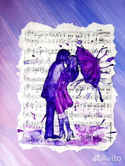 Акварельная картина