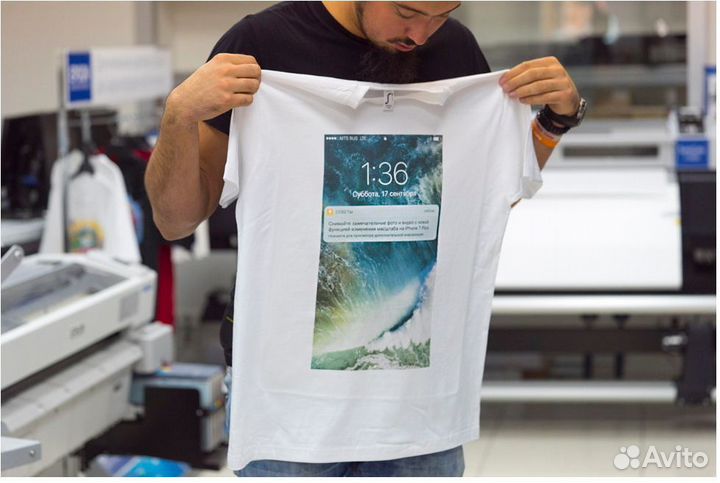 Печать на футболках оптом