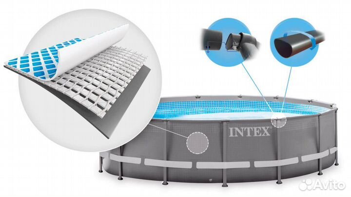 Бассейн каркасный Intex Ultra Frame 549х132 см