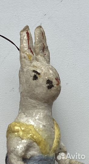 Ватные елочные игрушки СССР