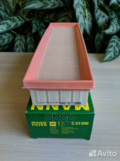 Фильтр воздушный mann C33006 logan ph2 с 12 года