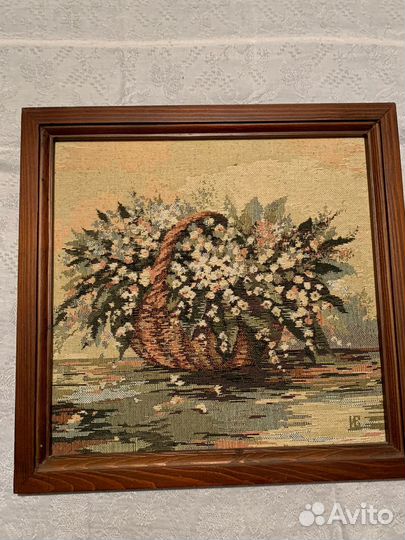 Картина в раме венге гобелен 