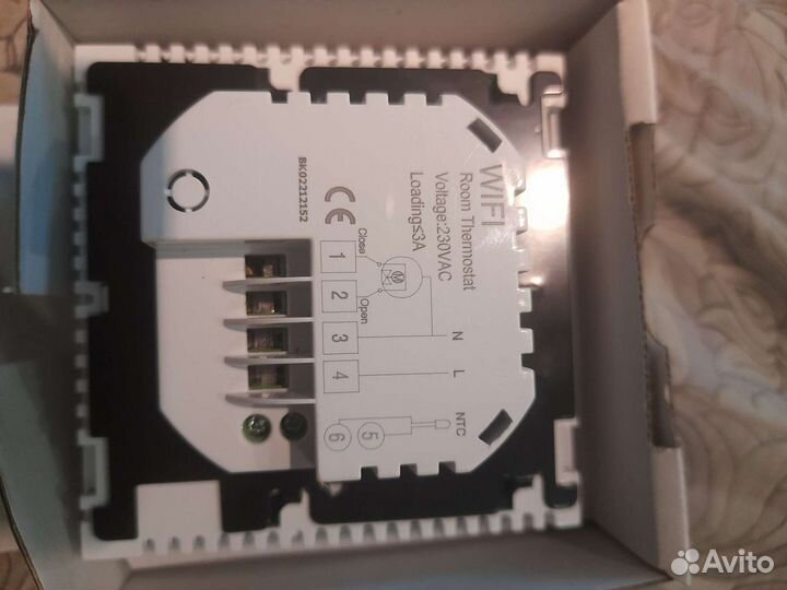 Терморегулятор wifi для газ-х котлов теплого пола