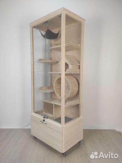 Клетка витрина для шиншилл