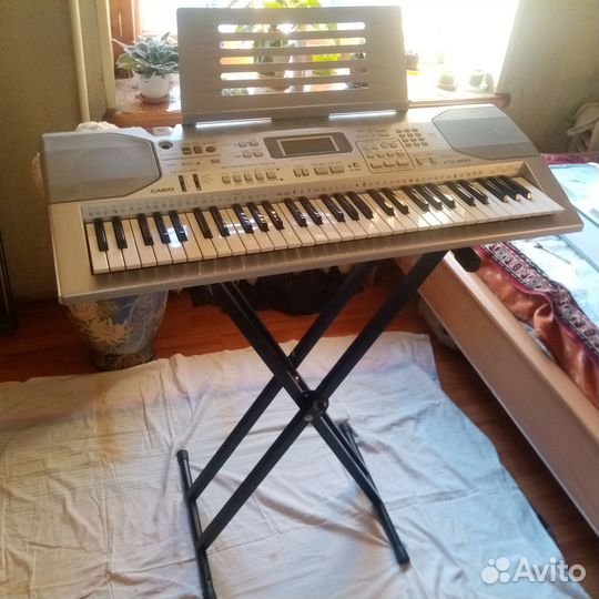 Синтезатор Casio CTK 800 со стойкой Ремонт