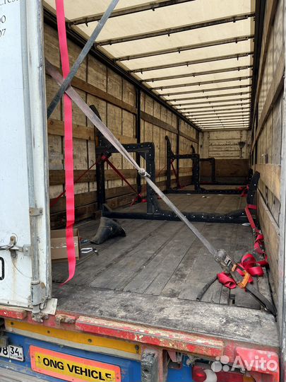 Тент на полуприцеп с воротами, бортами