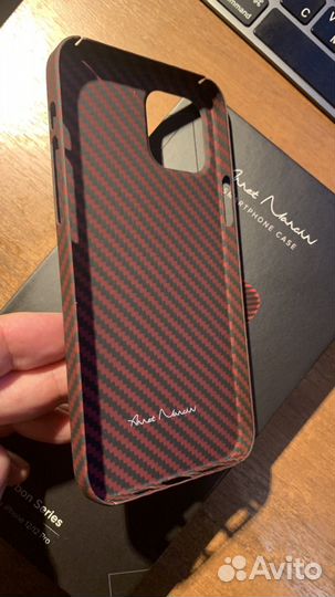Чехол iPhone 12/ 12pro annet mancini carbon