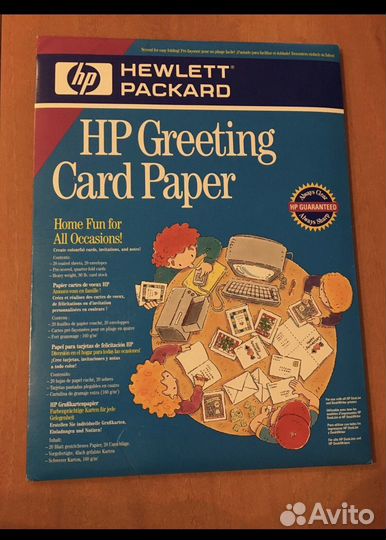 Бумага HP для поздравительных открыток