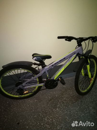 Велосипед подростковый black aqua Cross