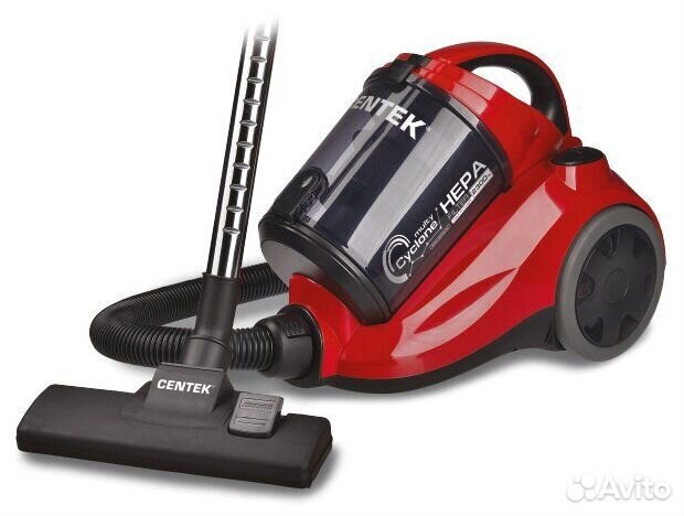 Пылесос Centek CT-2530 (красн/черн) мультициклон 2