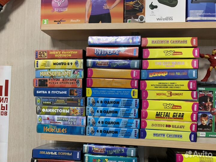 Картриджи Sega mega drive 2