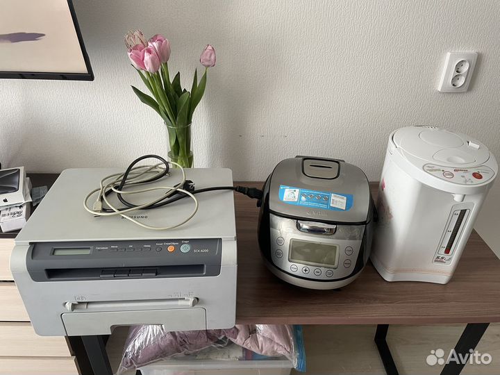 Мультиварка, принтер со сканом, термопот