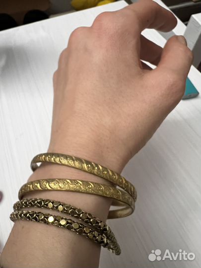 Латунь браслет из латуни цепочка комплект