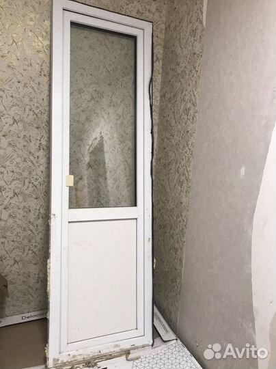 Дверь балконная пвх бу
