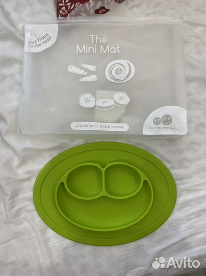 Силиконовая тарелка детская minimat