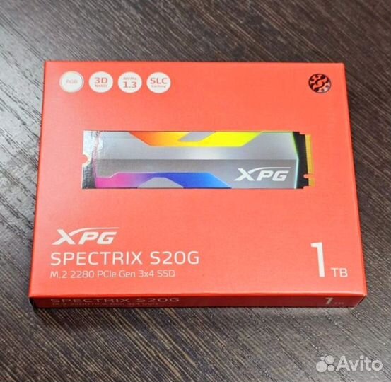 SSD adata spectrix S20G 1TB Новый