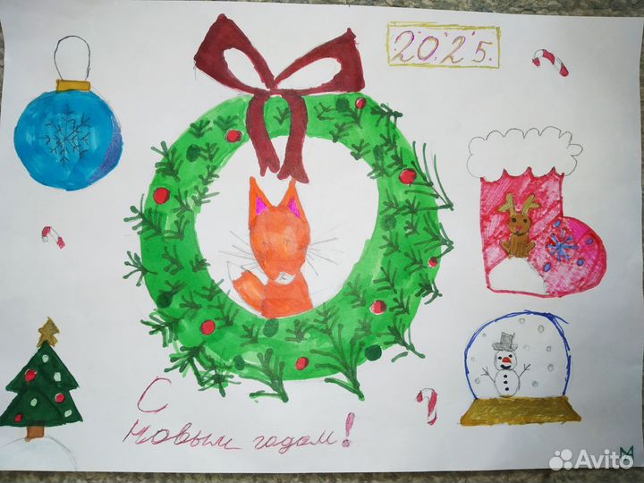 Новогодний рисунок