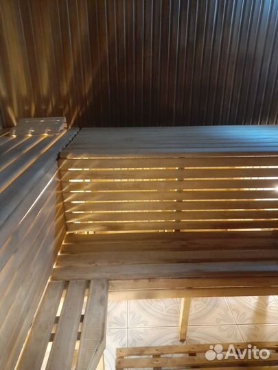 Русская баня на дровах с купелью и мангалом
