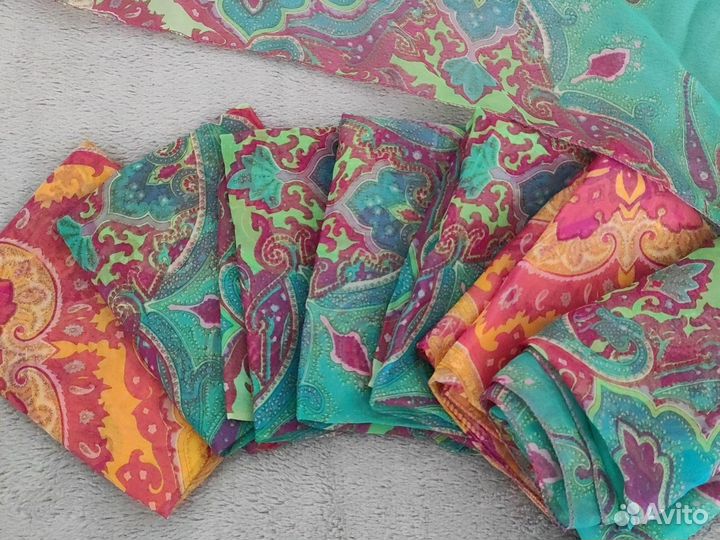 Шифоновый шарф 8шт, Лот