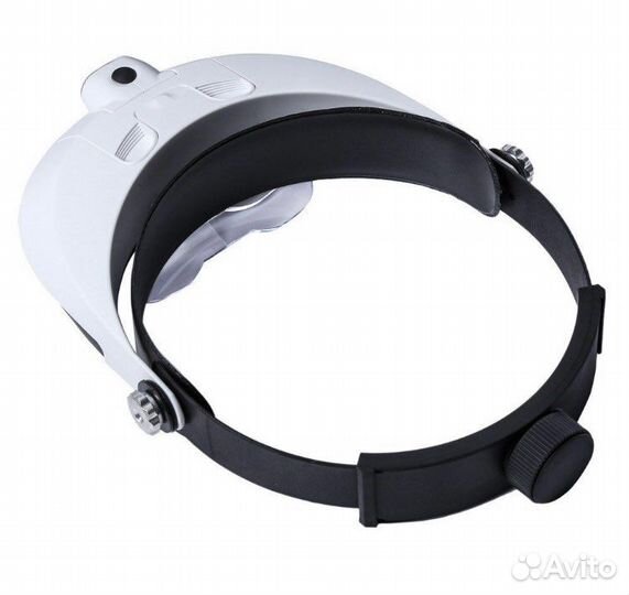 Бинокулярные очки лупа с подсветкой от 1х до 6х