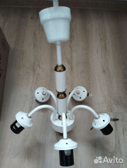 Люстра потолочная 5 рожковая