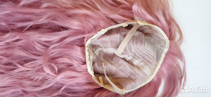 Новый парик. Розовый парик для косплея