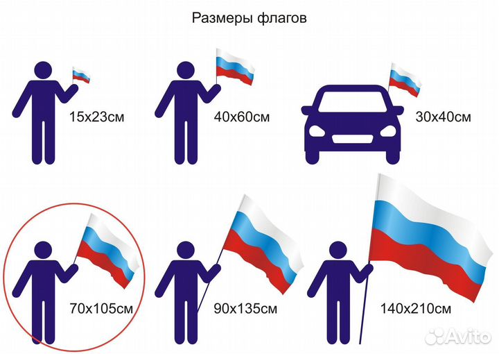 Флаг Морская пехота (Старого образца) 70х105 см