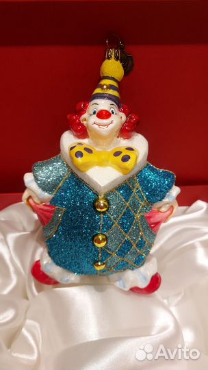 Елочная игрушка клоун Komozja