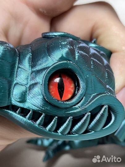 Шарнирная игрушка Скелет Крокодила