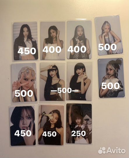 Карточки Blackpink блэкпинк карты