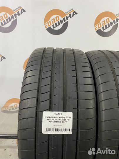 Goodyear Eagle F1 Asymmetric 3 225/40 R19 и 255/35 R19