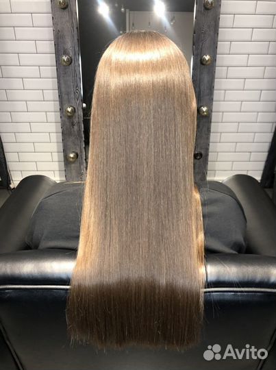 Кератиновое выпрямление