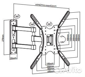Наклонно-поворотный кронштейн для Aspect line-25