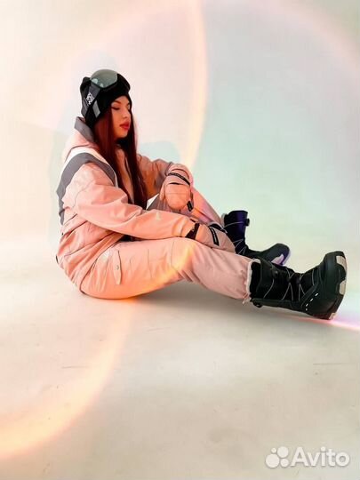 Анорак женский сноубордический розовый
