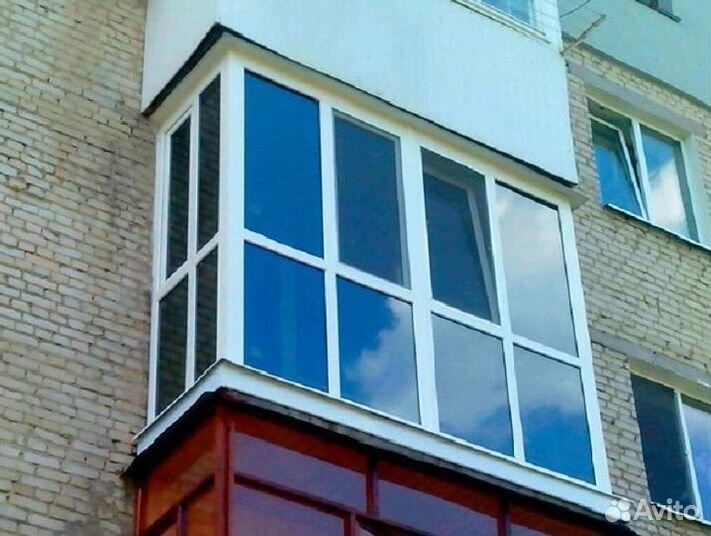 Балконы пластиковые француз
