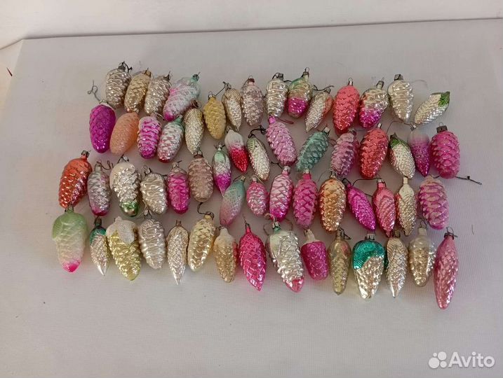 Ёлочные игрушки СССР Шишки