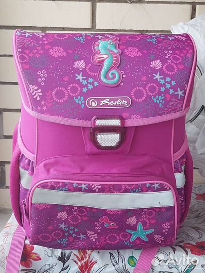 Рюкзае Herlitz морской конек и Мешок для обуви